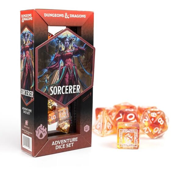 Dungeons & Dragons Adventure Dice Set: Sorcerer - Picture 1 of 5